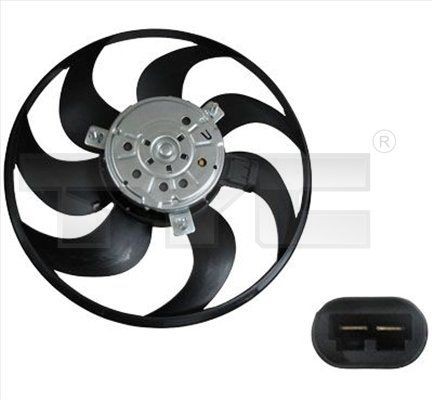Βεντιλατέρ TYC 821-0017 TYC 821-0017 Βεντιλατέρ ψυγείου Mercedes-Benz VITO 2003