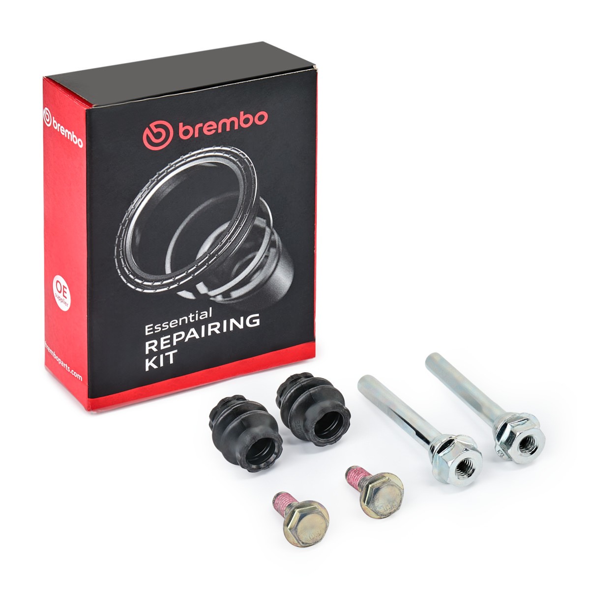 BREMBO Geleidehulzenset, remklauw F SV 002 BREMBO FSV002 Remklauw revisieset Audi A5 8ta prijs