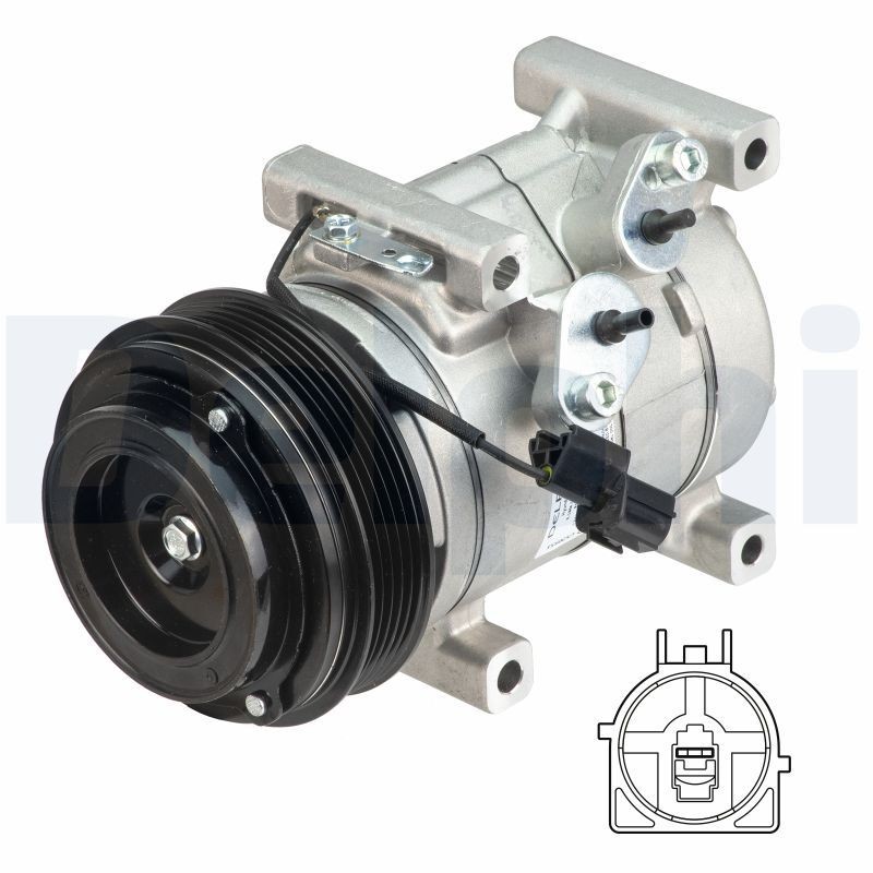 DELPHI Klimakompressor CS20551 CS20551 Kompressor Klimaanlage HYUNDAI i10 DELPHI kaufen