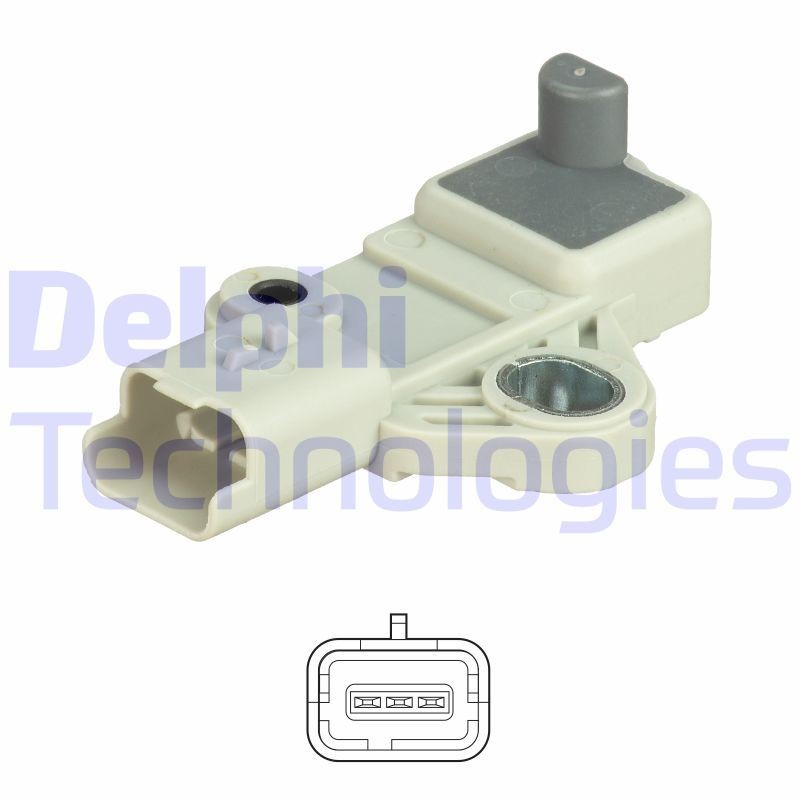 DELPHI Kurbelwellensensor SS11332 OT-Geber DELPHI Citroën DS5 SS11332