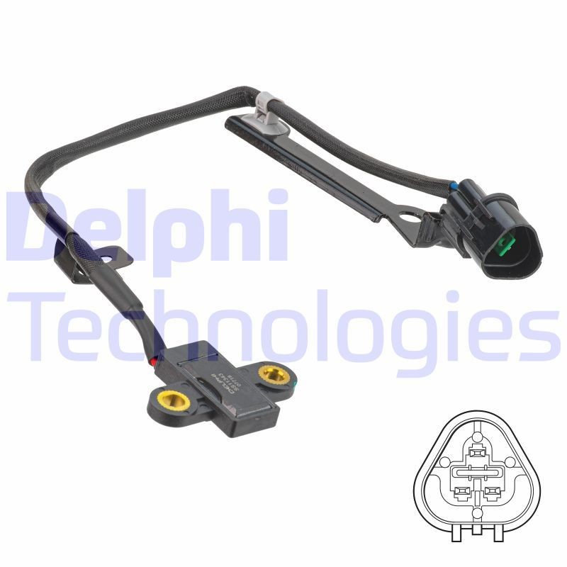 Impulssianturi, kampiakseli DELPHI SS11343 DELPHI SS11343 KIA PICANTO 2007 Kampiakselin tunnistin