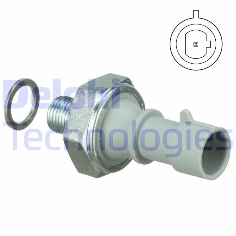 DELPHI Oliedruksensor SW90034 SW90034 Oliedruksensor JEEP CJ5 - CJ8 DELPHI