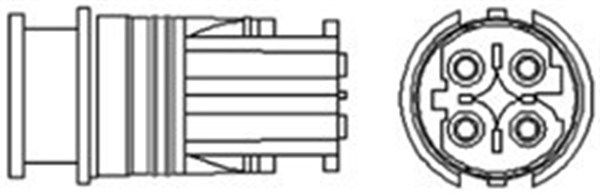 MAGNETI MARELLI Lambdasonde 466016355129 Lambdasonde MAGNETI MARELLI X1 466016355129 billige