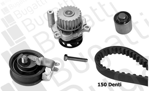 BUGATTI Veepump + hammasrihmakomplekt KBU5113D Veepump + hammasrihma komplekt BUGATTI Skoda FABIA KBU5113D