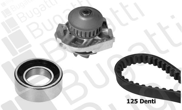 BUGATTI Kamremssats med vattenpump KBU5942A KBU5942A BUGATTI vattenpumpar + kamremssats Fiat SCUDO