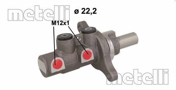 METELLI Hoofdremcilinder 05-1150 05-1150 Hoofdremcilinder HYUNDAI H100 METELLI