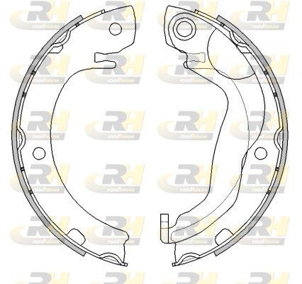 ROADHOUSE Piduriklotside komplekt, seisupidur 4680.01 Käsipidur ROADHOUSE Hyundai GETZ 4680.01