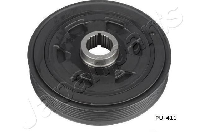JAPANPARTS Remskive, krumtapaksel PU-411 Remskive krumtapaksel JAPANPARTS Renault MEGANE PU-411