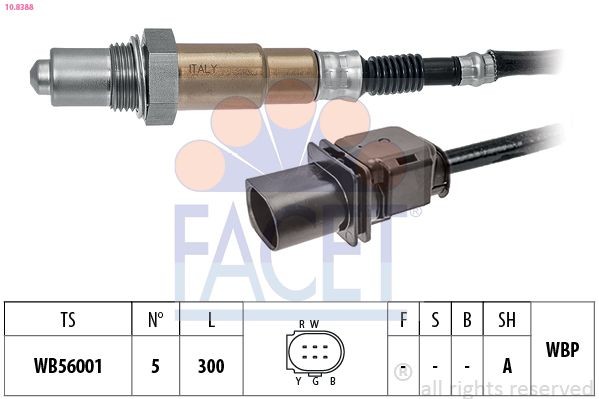 FACET Lambdasonde 10.8388 NOx-Sensor FACET Ford USA EXPEDITION 10.8388