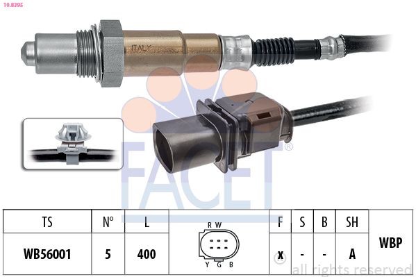 FACET Lambda zonde 10.8395 Lambda zonde FACET Suzuki SX4 10.8395
