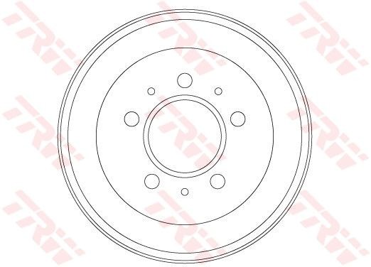TRW Remtrommel DB4453 TRW DB4453 Remtrommel Ssangyong Rodius 1 originele prijs