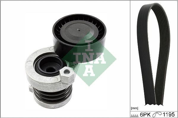 INA Jogo de correias trapezoidais estriadas 529 0339 10 INA 529033910 Jogo de correias trapezoidais estriadas Renault Clio I preço