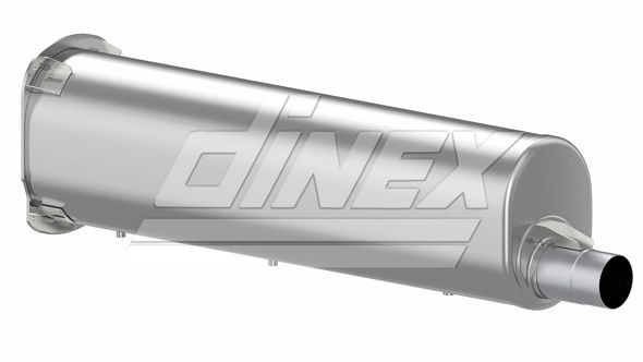 DINEX Rear silencer 2KC012 2KC012 DINEX exhaust silencer SKODA OCTAVIA