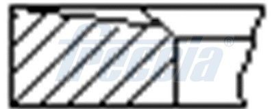 FRECCIA Kolbenringsatz FR10-880700 FR10-880700 FRECCIA Mitsubishi Pajero 2 Kolbenringe kaufen