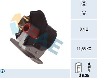 FAE Zapaľovacia cievka 80414 80414 Zapaľovacia cievka FAE HYUNDAI CRETA / ix25