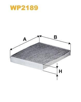 WIX FILTERS Interieurfilter WP2189 WP2189 Airco filter VOLVO V50 WIX FILTERS