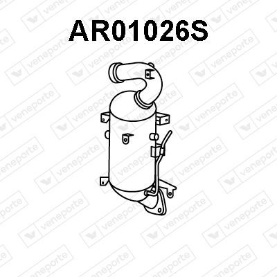 VENEPORTE Partikelfilter (DPF) AR01026S AR01026S VENEPORTE dpf Fiat DOBLO