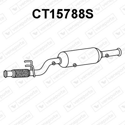 VENEPORTE Kvēpu filtrs CT15788S Kvēpu filtrs VENEPORTE Fiat FIORINO CT15788S