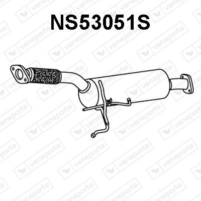 VENEPORTE Filter pevných častíc NS53051S Filter pevných častíc VENEPORTE Nissan X-TRAIL NS53051S