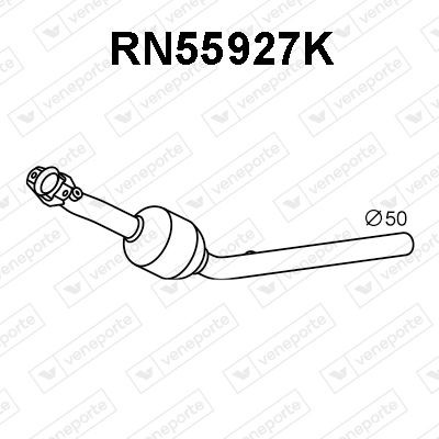 VENEPORTE Catalizzatore RN55927K RN55927K Catalizzatore VENEPORTE RENAULT SCÉNIC costo