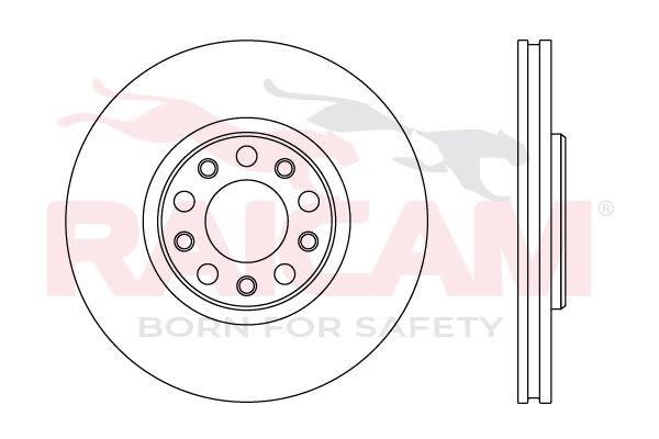RAICAM Bremseskive RD01534 RD01534 RAICAM Sportsbremseskiver Ford USA billige
