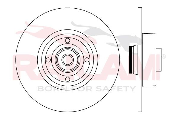 RAICAM Bremseskive RD01545 RD01545 RAICAM Bremseskive Subaru billige