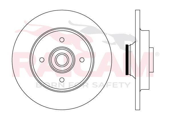 RAICAM Disque de frein RD01552 RAICAM Disque de frein sport PORSCHE RD01552