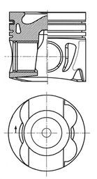 KOLBENSCHMIDT Kolv 41712620 KOLBENSCHMIDT 41712620 Kolv