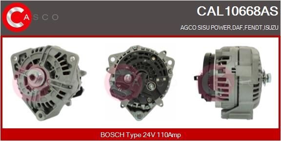 CASCO Dynamo CAL10668AS CASCO CAL10668AS Dynamo Mazda 323 C IV BG pris