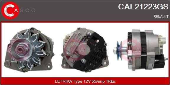 CASCO Alternátor CAL21223GS CASCO CAL21223GS Alternátor 5 Hatchback cena