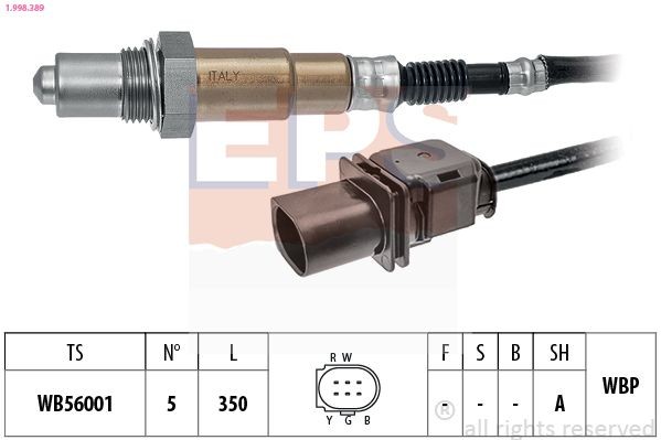 Lambda andur EPS 1.998.389 EPS 1.998.389: Lambda andur Kia SPORTAGE 2022