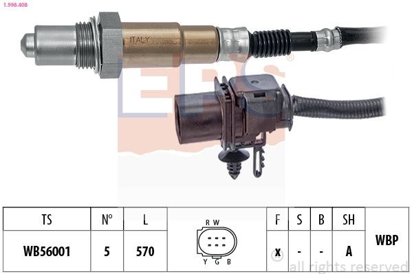 EPS Lambdasonde 1.998.408 Oxygen Sensor EPS IS 1.998.408 günstig