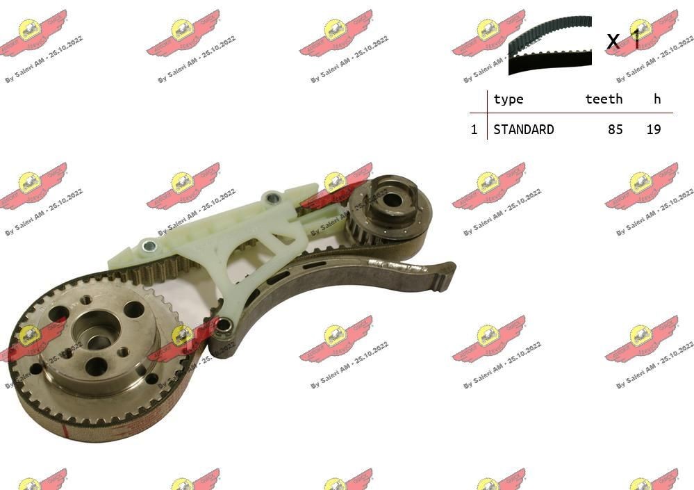 AUTOKIT Kamremssats 04.5369 HONDA kuggrem AUTOKIT 04.5369