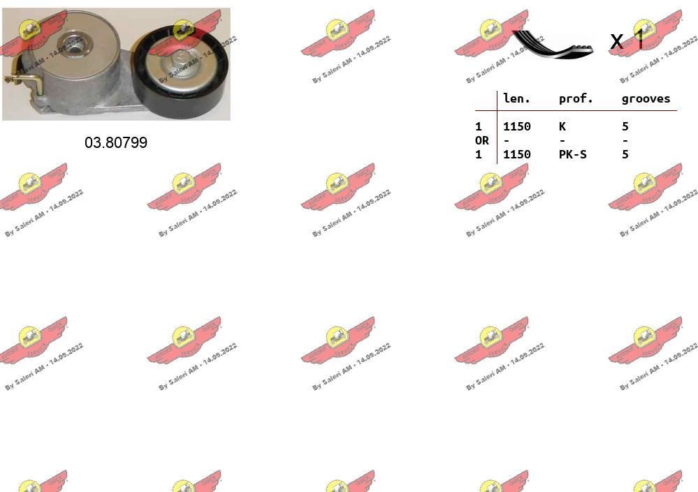 AUTOKIT Soonrihmakomplekt 06.0014 Soonrihmakomplekt AUTOKIT C4 06.0014 odav