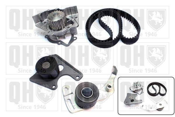 QUINTON HAZELL Bomba de água + kit de correia dentada QBPK1272 QUINTON HAZELL QBPK1272 Bomba de água + jogo de correia de distribuição Peugeot Boxer Minibus baratos