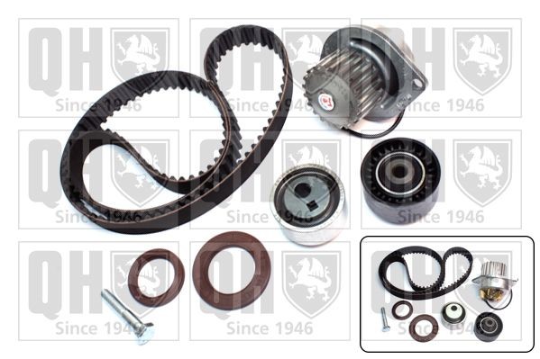 QUINTON HAZELL Wasserpumpe + Zahnriemensatz QBPK1530 QUINTON HAZELL QBPK1530 Wasserpumpe + Zahnriemensatz NISSAN Micra II Hatchback (K11) 1.4 i 16V 82 PS 2002