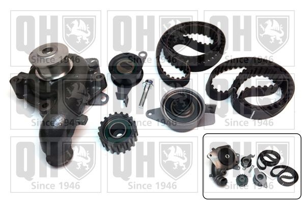 QUINTON HAZELL Vesipumppu + jakohihnasarja QBPK1561 Escort Mk6 Hatchback (GAL, AAL, ABL) jakohihnasarja QUINTON HAZELL QBPK1561