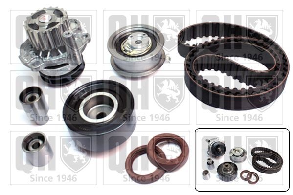 QUINTON HAZELL Water pump and timing belt kit QBPK2700 QBPK2700 QUINTON HAZELL timing belt kit for SKODA RAPID