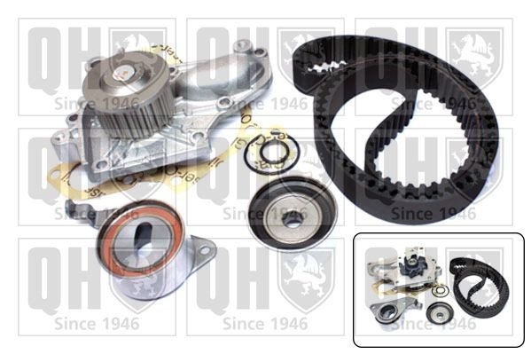 Bomba de água + kit de correia dentada QUINTON HAZELL QBPK3610 QUINTON HAZELL QBPK3610 Bomba de água + kit de distribuição TOYOTA RAV 4 2016