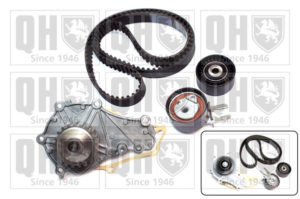 Distributieriem set + waterpomp QUINTON HAZELL QBPK6440 QUINTON HAZELL QBPK6440 Distributieset met waterpomp TOYOTA AYGO 2006