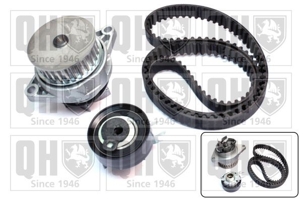 Ūdenssūknis + Zobsiksnas komplekts QUINTON HAZELL QBPK6681 QUINTON HAZELL QBPK6681 Ūdens sūkņi + zobsiksnas komplekts Volkswagen FOX 2010