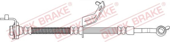 QUICK BRAKE Bremseslange 50.722 Bremseslange Kia YN 50.722 QUICK BRAKE