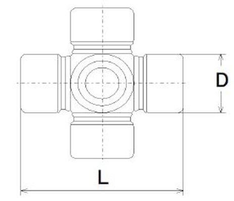 SPIDAN Ledd, longitudinalbølge U 125 Hardykobling SPIDAN Volvo S80 U 125