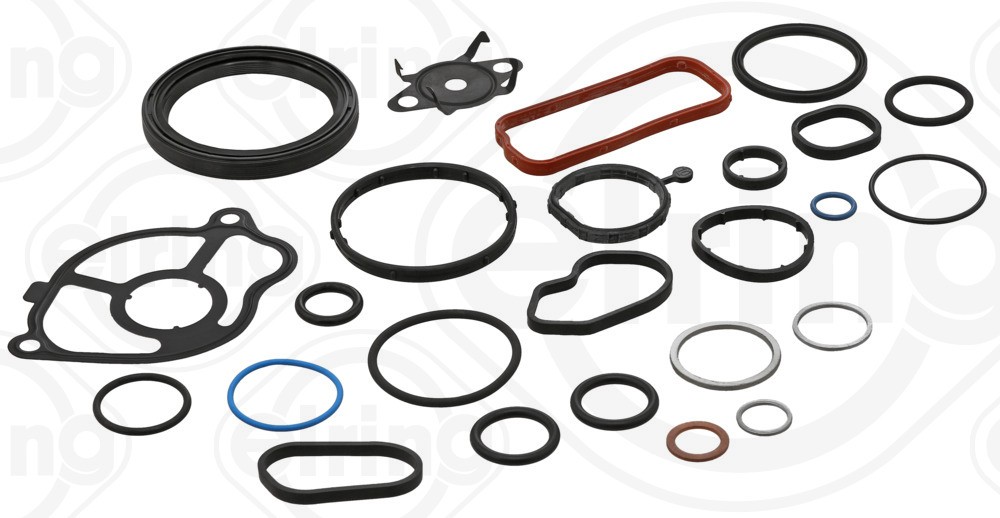 ELRING Jogo de juntas, cárter da cambota 757.350 ELRING 757.350 originais Jogo de juntas cárter da cambota Mercedes X156 custo