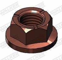 Porca, colector de escape WALKER 82062 WALKER 82062 Kit de montagem sistema de escape KIA RIO 2002