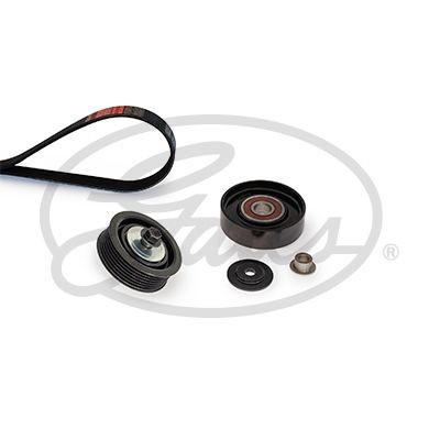Jeu de courroies trapézoïdales à nervures GATES K136PK1763 GATES Micro-V Kit K136PK1763 Jeu de courroies trapézoïdales à nervures TOYOTA YARIS 2024