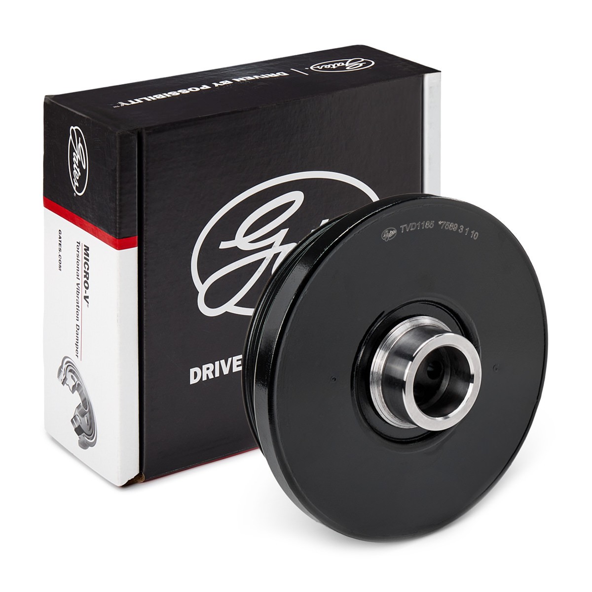 GATES Remskive, veivaksel TVD1185 Remskive veivaksel GATES COMMANDER TVD1185 billige