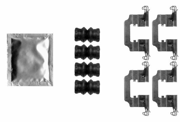 TEXTAR Zubehörsatz, Scheibenbremsbelag 82546800 82546800 TEXTAR Zubehörsatz, Scheibenbremsbelag MITSUBISHI Kosten