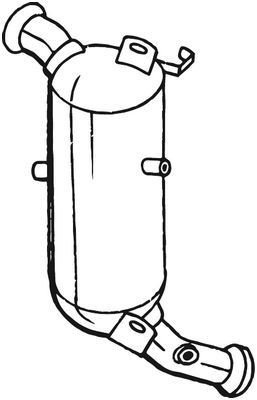 BOSAL Partikkelfilter 095-132 Dpf BOSAL Mercedes-Benz M-Klasse 095-132