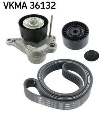SKF Kileremsett VKMA 36132 SKF VKMA 36132 originale Multireim sett Renault Master 3 Van hva koster
